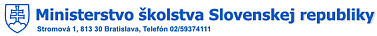 Ministerstvo školstva SR